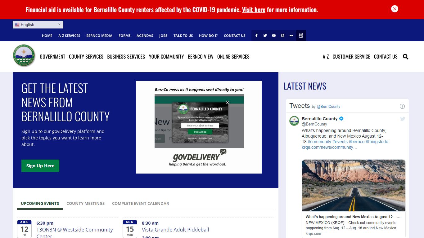 Official Bernalillo County Website